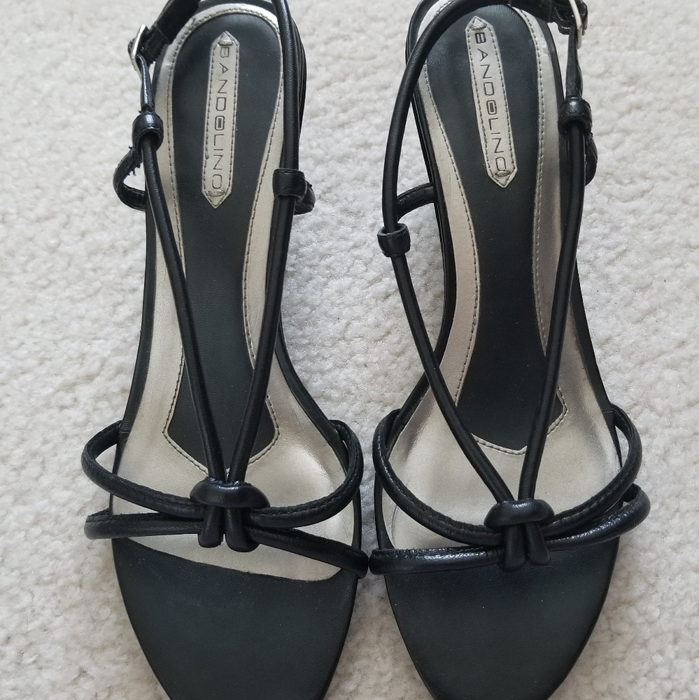 Brand New Black Leather Bandolino Heels
